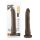 Dr. Skin 8,5 - sugefod realistisk dildo - brun (20,5 cm)