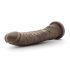 Dr. Skin 8,5 - sugefod realistisk dildo - brun (20,5 cm)