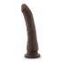 Dr. Skin 8,5 - sugefod realistisk dildo - brun (20,5 cm)