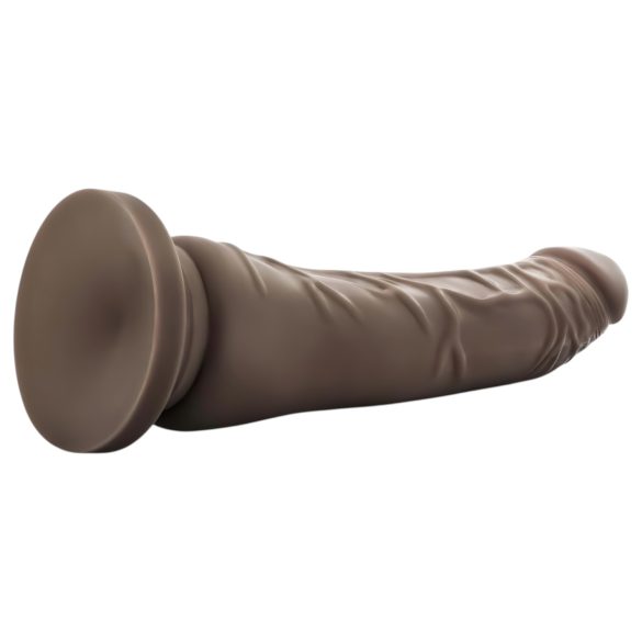 Dr. Skin 8,5 - realistisk sugedildo - brun (20,5cm)
