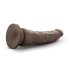 Dr. Skin 8,5 - sugefod realistisk dildo - brun (20,5 cm)