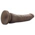 Dr. Skin 8,5 - sugefod realistisk dildo - brun (20,5 cm)
