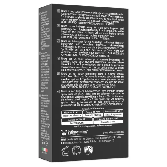 Tauro Extra Power - forsinkelsesspray til mænd (5 ml)