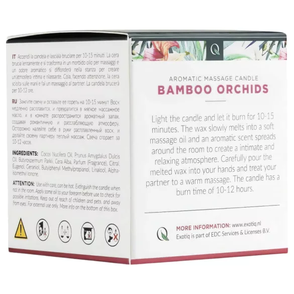 Exotiq Bamboo Orchids - massagelys (60 g)