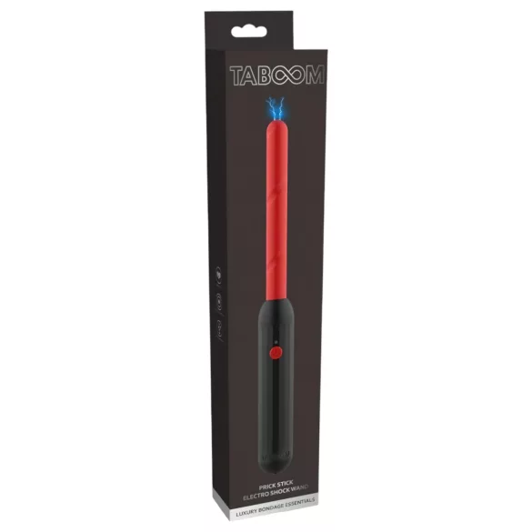 Taboom - elektro sexstav - genopladelig - rød