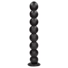   Ouch! Balls of Lust - ekstra stor anal perlekæde (sort) - 55 cm