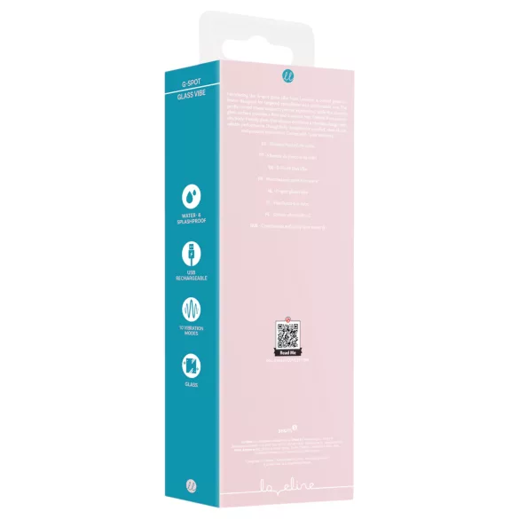 Loveline - G-punkts glasvibrator (pink)