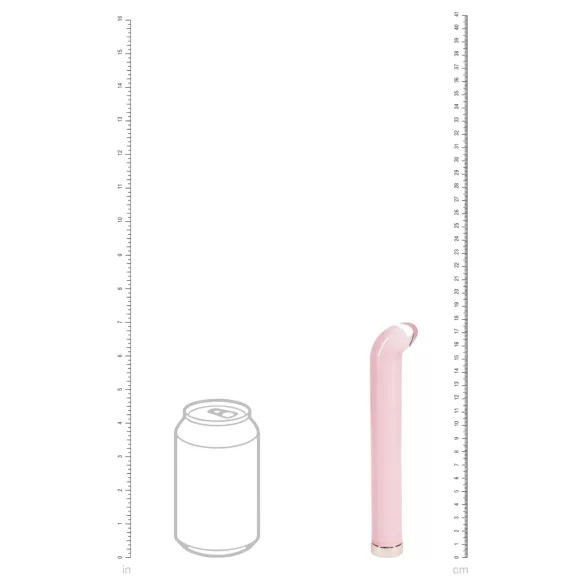 Loveline - G-punkts glasvibrator (pink)