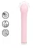 Loveline - glasvibrator med rund kuglehoved (lyserød)