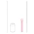Loveline - glasvibrator med rund kuglehoved (lyserød)