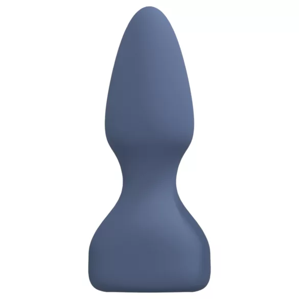 Loveline - vibrator-sæt med udskiftelige hoveder (blå-grå)