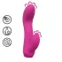 Loveline - buet mini vibrator med kanin (lyserød)