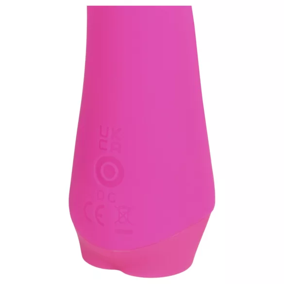 Loveline - buet mini vibrator med kanin (lyserød)