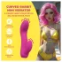 Loveline - buet mini vibrator med kanin (lyserød)