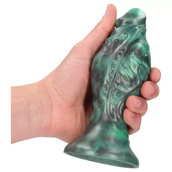 Ouch! Space Born - silikone analplug (grøn-sort)