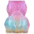 Ouch! Rainbow Invader - silikone fantasidildo (regnbuefarvet)