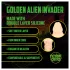 Ouch! Golden Alien Invader - silikone fantasidildo (guld)