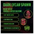 Ouch! Dark Lycan Spawn - silikone fantasidildo (rød-sort)