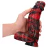 Ouch! Dark Lycan Spawn - silikone fantasidildo (rød-sort)