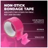 Ouch! - selvklæbende bondagetape (lyserød) - 20 m