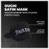 Ouch! - "Suck Don't Bite" satin øjenmaske (sort)