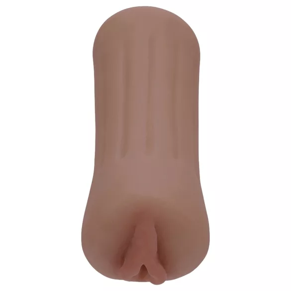 XKIN Beauty Queen Lulu - realistisk kunstig vagina-masturbator (mørk naturfarve)