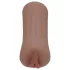 XKIN Beauty Queen Lulu - realistisk kunstig vagina-masturbator (mørk naturfarve)