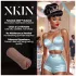 XKIN Beauty Queen Lulu - realistisk kunstig vagina-masturbator (mørk naturfarve)