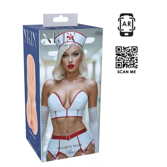 XKIN Tiffany Throatcheck - realistisk kunstig vagina-masturbator (naturfarvet)