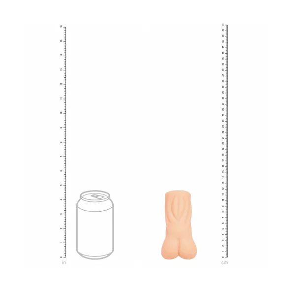 XKIN Tiffany Throatcheck - realistisk kunstig vagina-masturbator (naturfarvet)