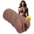 XKIN Next Door Amani - realistisk kunstig vagina-masturbator (mørk naturfarve)