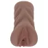 XKIN Next Door Amani - realistisk kunstig vagina-masturbator (mørk naturfarve)