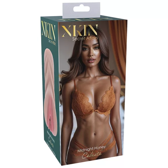 XKIN Honey Celeste - realistisk kunstig vagina masturbator (natur)