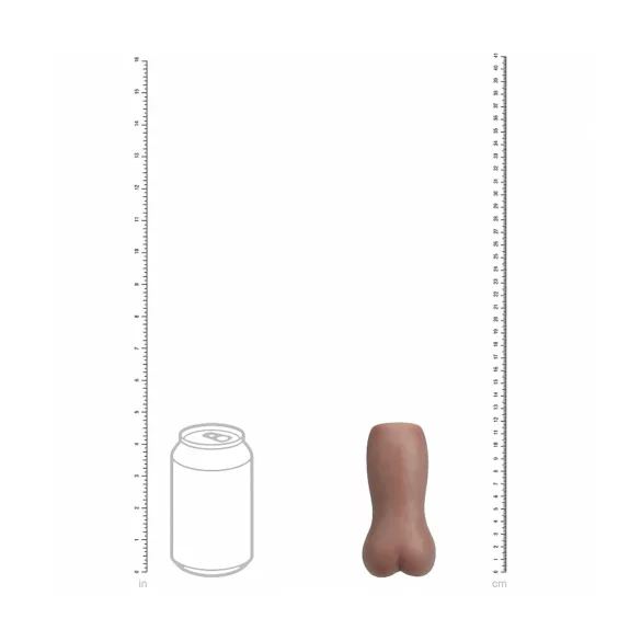 XKIN Eternal Asha - realistisk numse-masturbator (naturfarvet)
