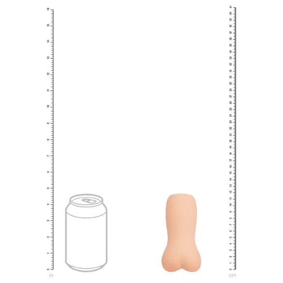 XKIN - realistisk kunstig numse-masturbator - M (natur)
