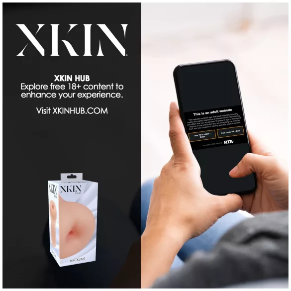 XKIN - realistisk kunstig numse-masturbator - M (natur)