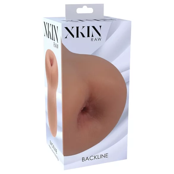 XKIN - naturtro kunstig numse-masturbator - M (mørk natur)