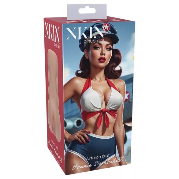 XKIN Bonnie Bombshell - realistisk kunstig vagina-masturbator (naturfarvet)