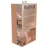 RealRock - dobbelt densitet realistisk vibrator (hudfarvet) - 18 cm