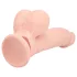 RealRock - dobbeltlag realistisk vibrator (hudfarvet) - 20 cm