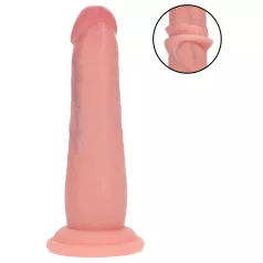   RealRock - realistisk dildo med dobbelt densitet (hudfarvet) - 15,5 cm