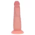 RealRock - realistisk dildo med dobbelt densitet (hudfarvet) - 15,5 cm