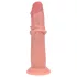 RealRock - realistisk dildo med dobbelt densitet (hudfarvet) - 15,5 cm