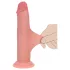 RealRock - realistisk dildo med dobbelt densitet (hudfarvet) - 15,5 cm