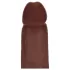 RealRock - dobbeltdensitet realistisk dildo (brun) - 18,5 cm