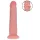 RealRock - dobbelt densitet realistisk dildo (hudfarvet) - 18,5 cm