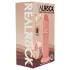 RealRock - dobbelt densitet realistisk dildo (hudfarvet) - 18,5 cm