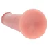 RealRock - dobbelt densitet realistisk dildo (hudfarvet) - 18,5 cm