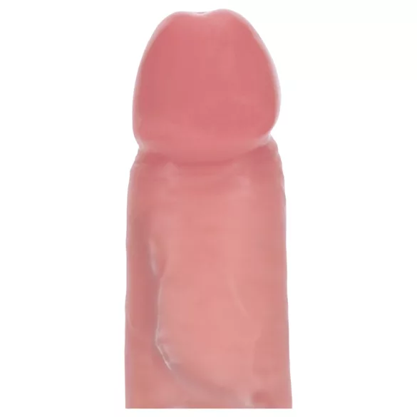 RealRock - dobbelt densitet realistisk dildo (hudfarvet) - 18,5 cm