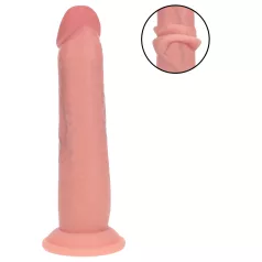   RealRock - ægte dildo med dobbelt densitet (hudfarvet) - 20,5 cm